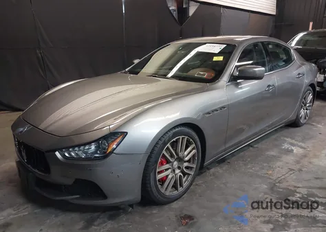 2015 Maserati Ghibli S Q4 из США, поврежденный, VIN ZAM57RTAXF1146317